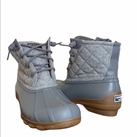 sperry syren gulf wool quilt grey